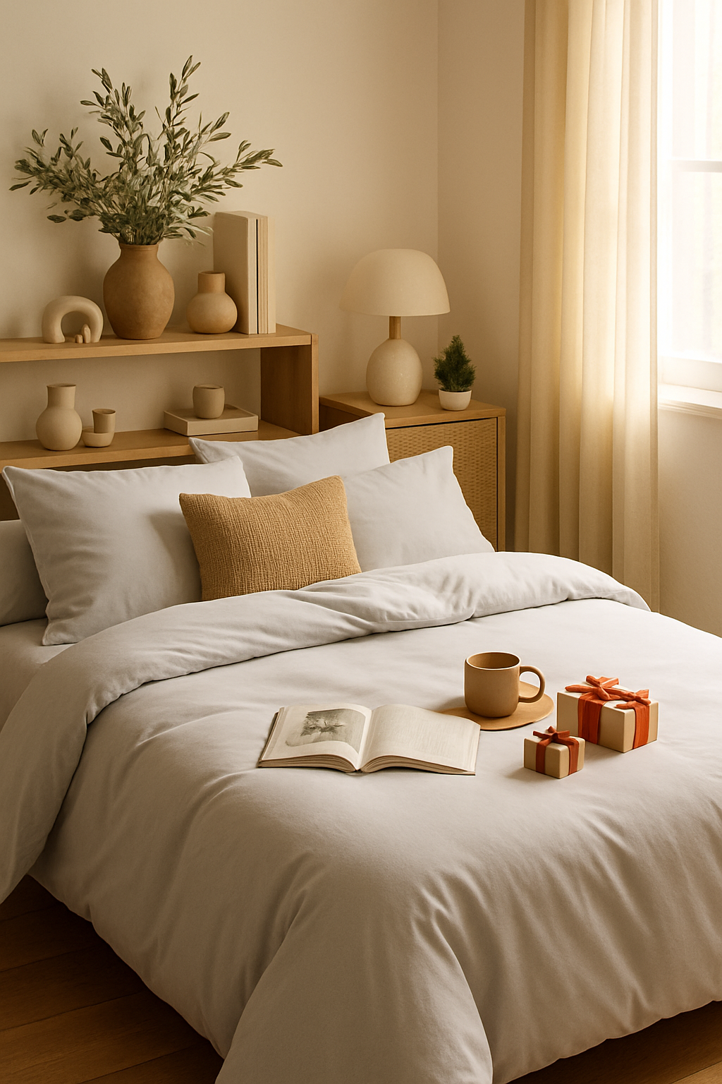 Funda nórdica blanca de microfibra para cama de 180 cm con 2 fundas de almohada